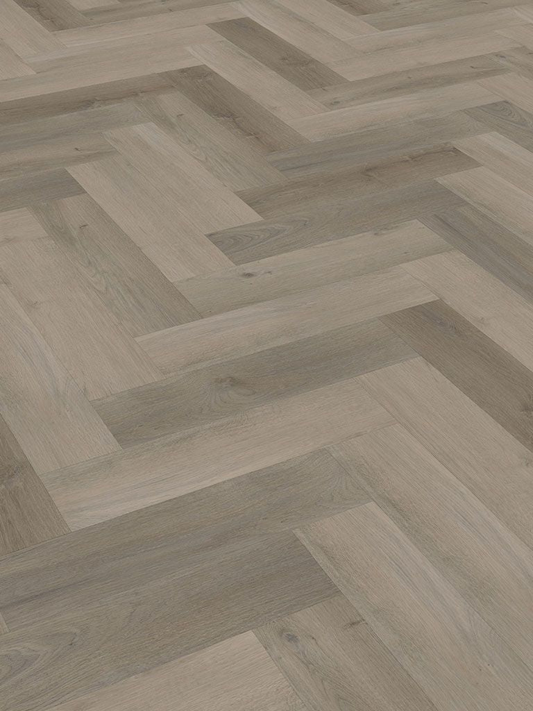 Klick-Vinylboden "2073H Lausitz Eiche Herringbone / Fischgrät" integr. Trittschalldämmung