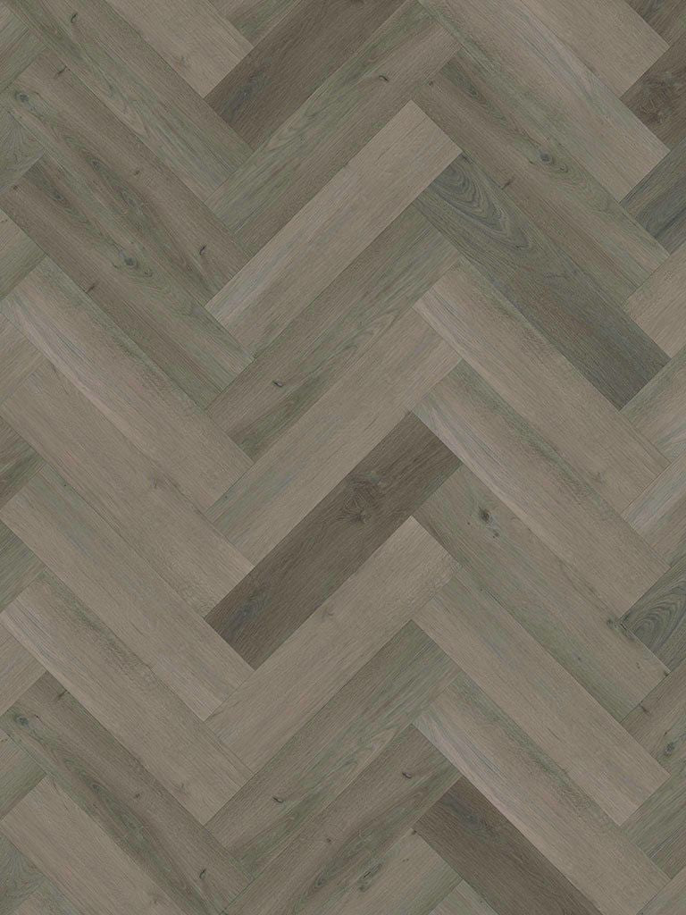 Klick-Vinylboden "2073H Lausitz Eiche Herringbone / Fischgrät" integr. Trittschalldämmung
