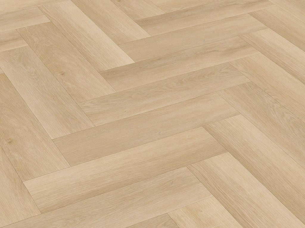 Klick-Vinylboden "2074H Prenzlau Eiche Herringbone / Fischgrät" integr. Trittschalldämmung