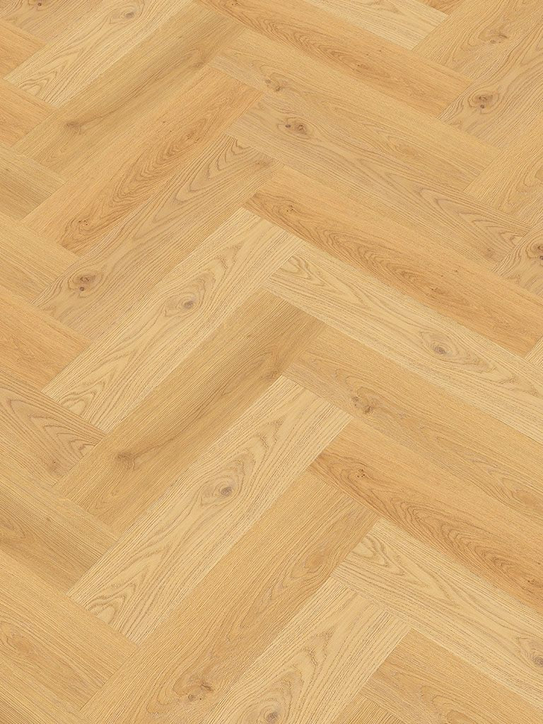 Klick-Vinylboden "2078H Burbach Eiche Herringbone / Fischgrät" integr. Trittschalldämmung