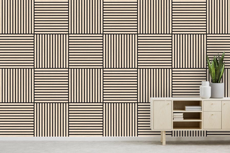 Wandpaneel Letea Oak Furnier 52x52cm