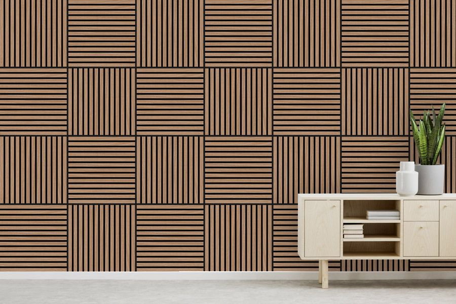 Wandpaneel Davert Oak Furnier 52x52cm