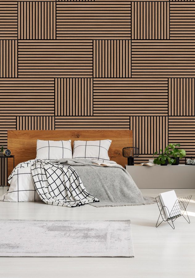 Wandpaneel Davert Oak Furnier 52x104cm