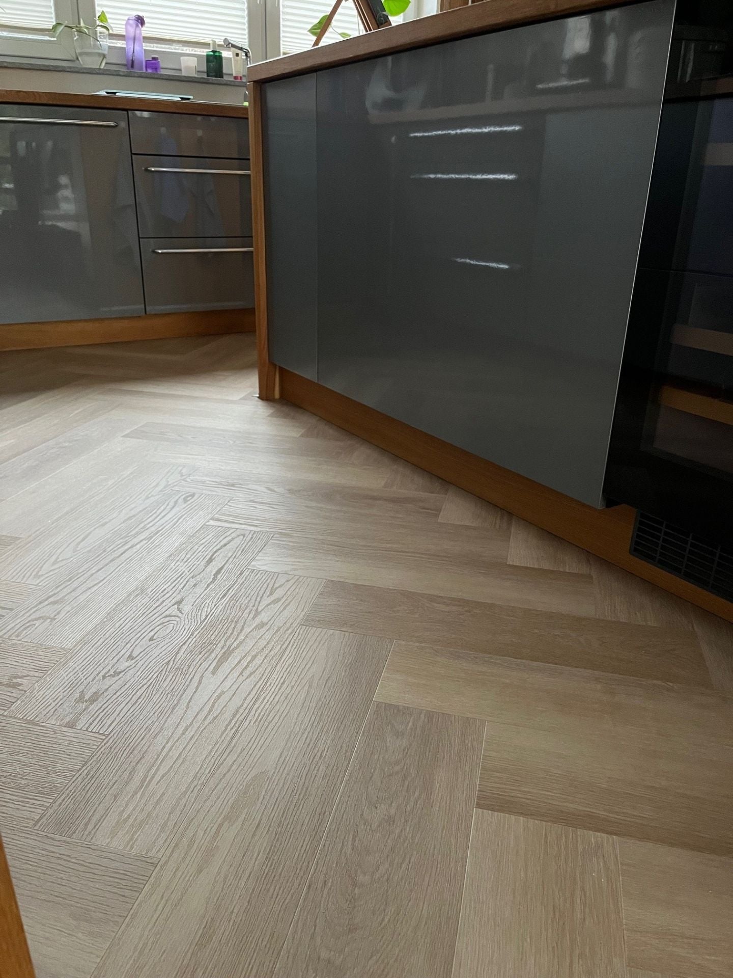 Klick-Vinylboden "2074H Prenzlau Eiche Herringbone / Fischgrät" integr. Trittschalldämmung