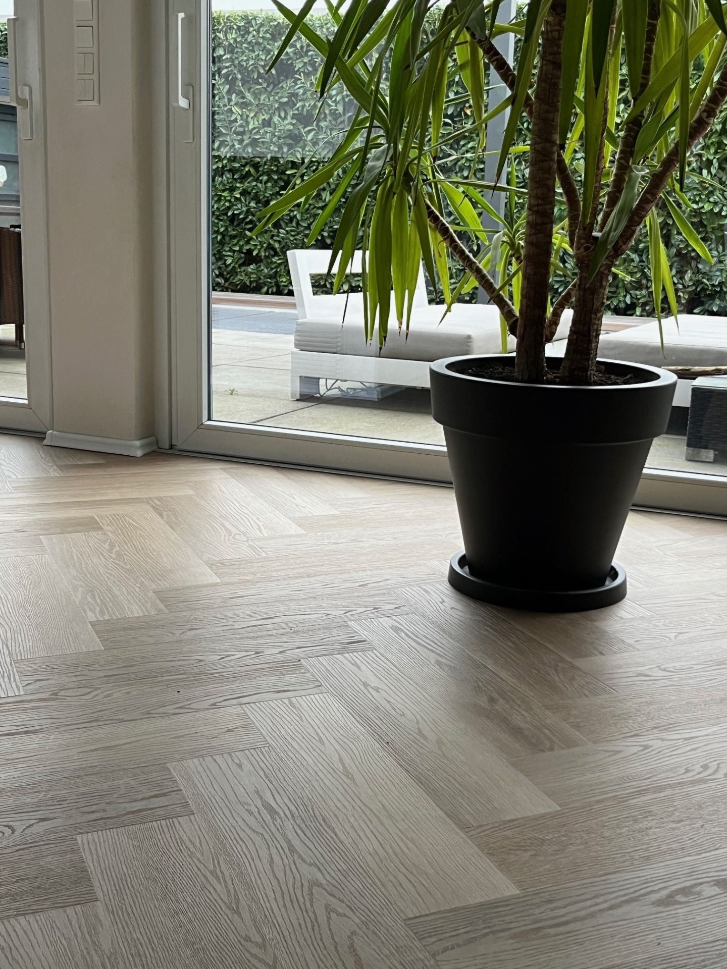 Klick-Vinylboden "2074H Prenzlau Eiche Herringbone / Fischgrät" integr. Trittschalldämmung
