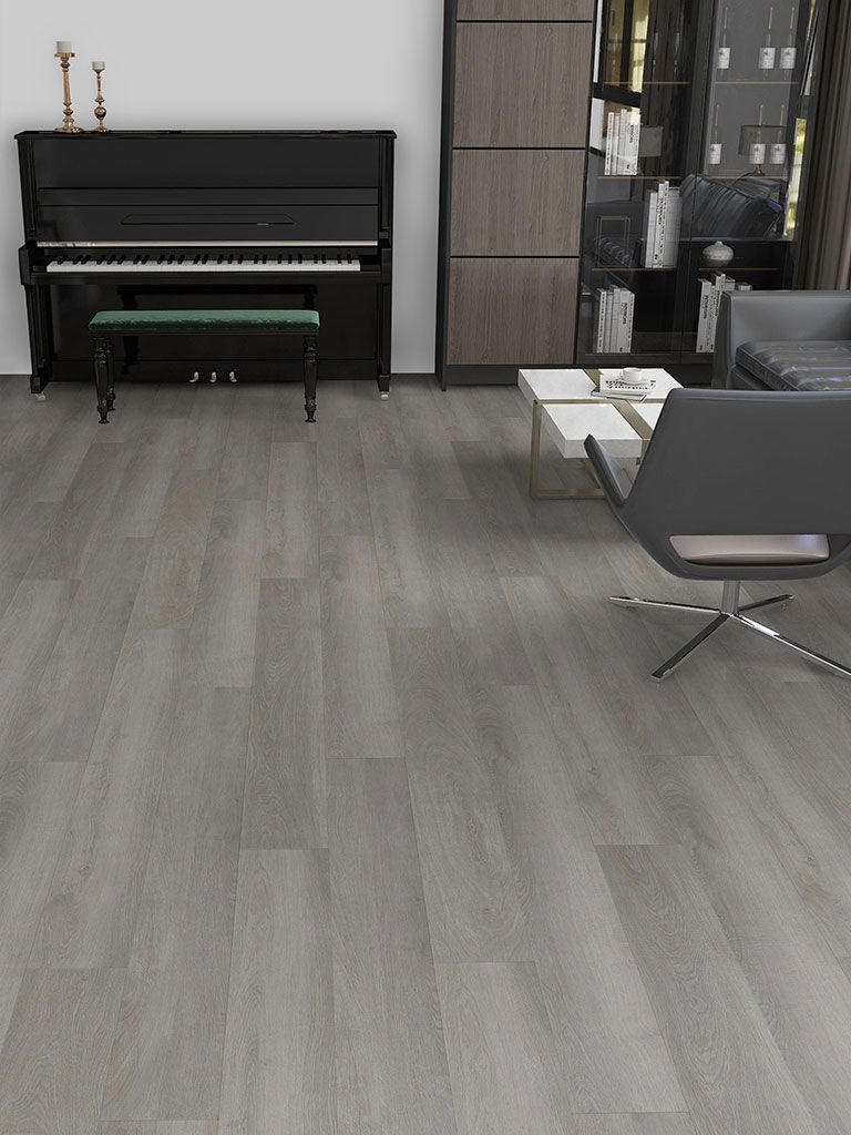 Klick-Vinylboden "2075 Fläming Eiche" integr. Trittschalldämmung