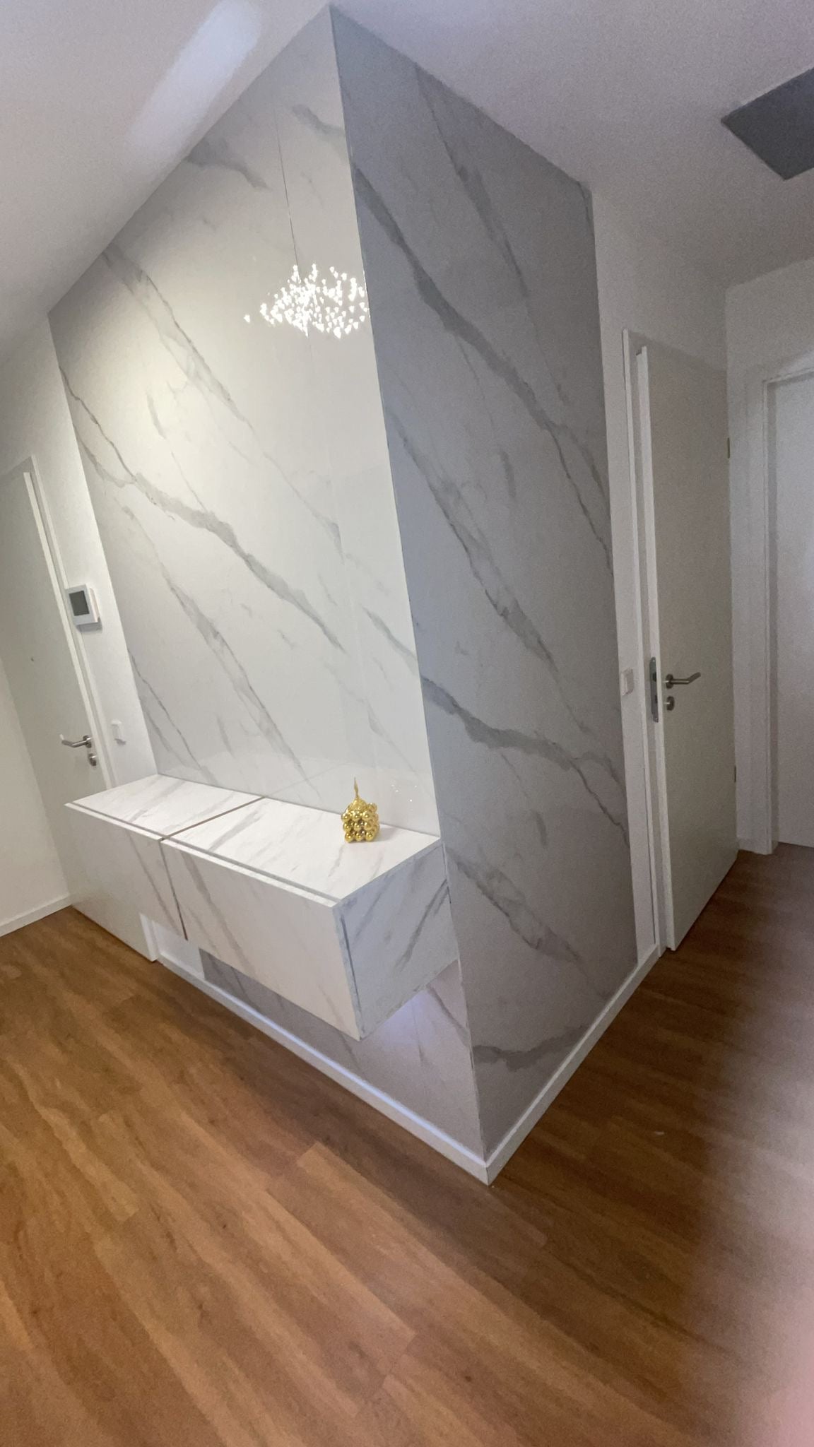 Wandpaneel Marmor Optik "Calacatta"