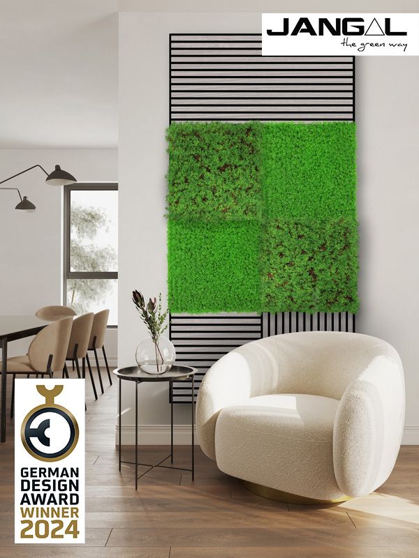 Wandpaneel Modular Wall 11115 Bright Green Design Grass (520x520mm)