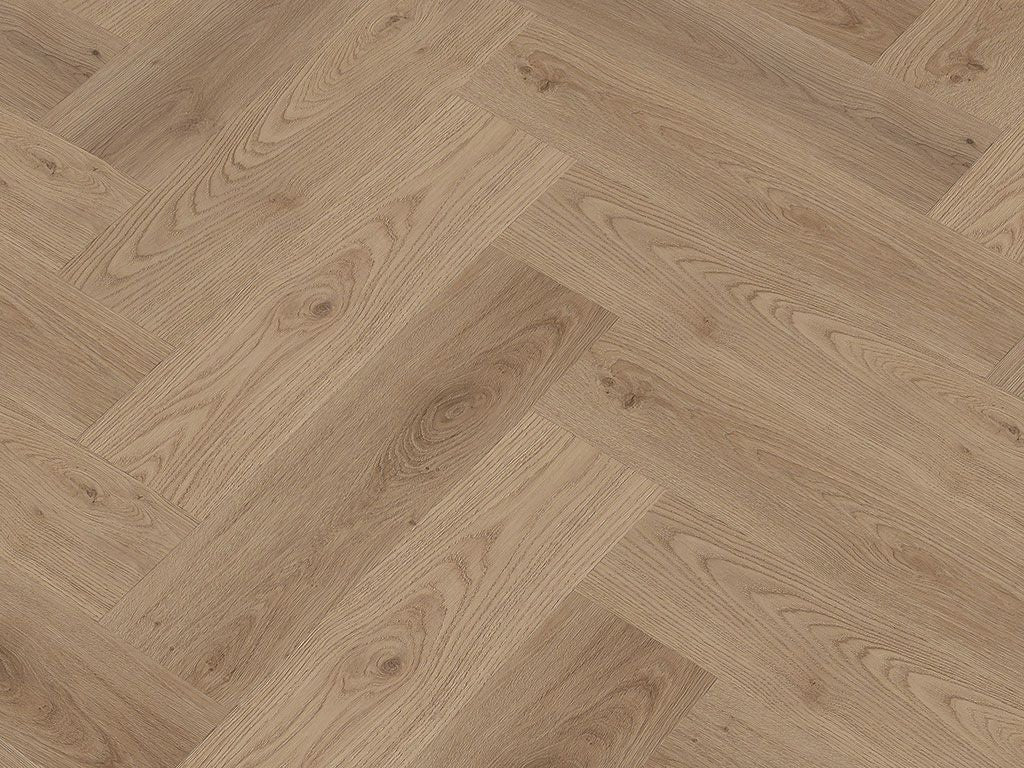 Klick-Vinylboden "2077H Altenwald Eiche Herringbone / Fischgrät" integr. Trittschalldämmung