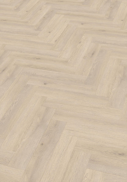 Klick-Vinylboden "2490H Weitenhagen Eiche Herringbone / Fischgrät" integr. Trittschalldämmung