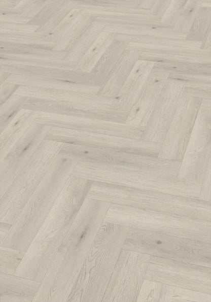 Klick-Vinylboden "2492H Mühlenfeld Eiche Herringbone / Fischgrät" integr. Trittschalldämmung