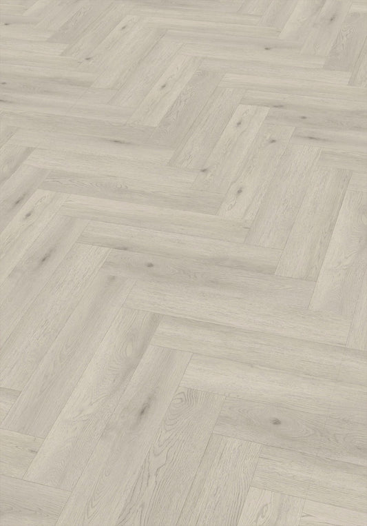 Klick-Vinylboden "2492H Mühlenfeld Eiche Herringbone / Fischgrät" integr. Trittschalldämmung
