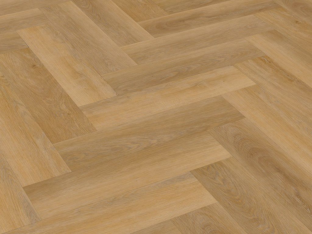 Klick-Vinylboden "2072H Alteno Eiche Herringbone / Fischgrät" integr. Trittschalldämmung