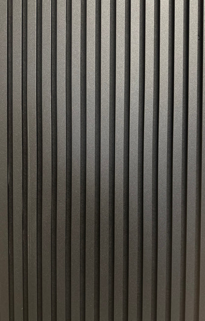 Akustikpaneel - Schwarz 3-seitig foliert 2700×600×21 mm