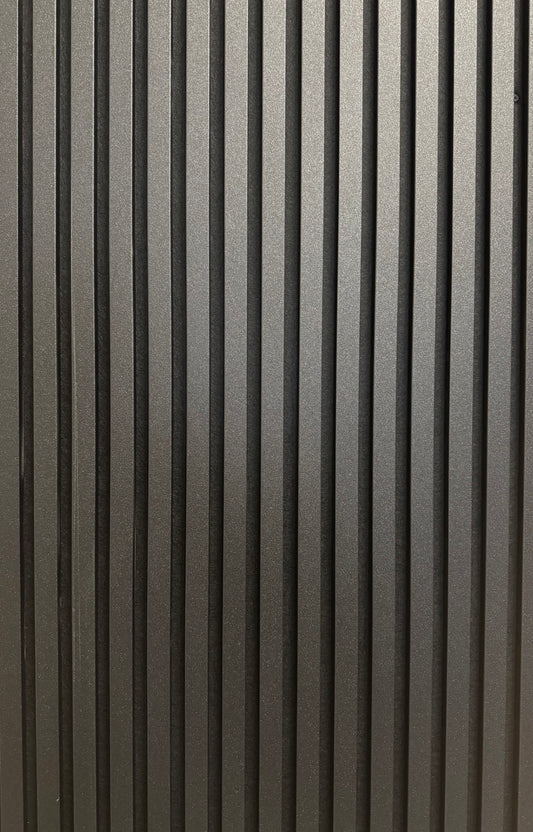 Akustikpaneel - Schwarz 3-seitig foliert 2700×600×21 mm