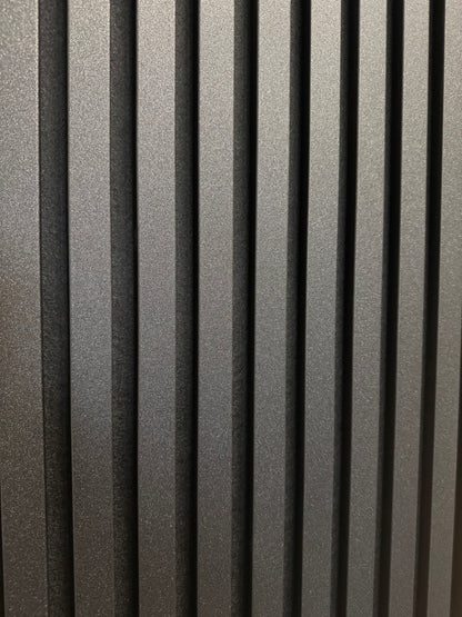 Akustikpaneel - Schwarz 3-seitig foliert 2700×600×21 mm