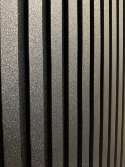 Akustikpaneel - Schwarz 3-seitig foliert 2700×600×21 mm