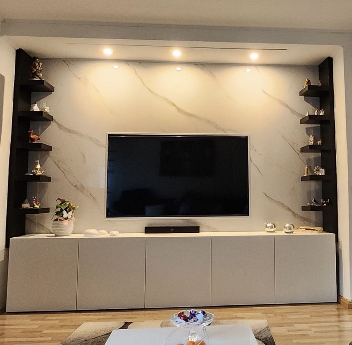 Wandpaneel Marmor Optik "Calacatta"