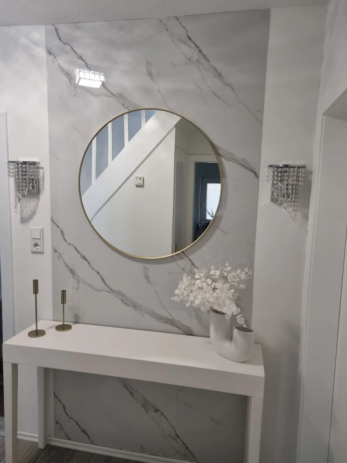Wandpaneel Marmor Optik "Calacatta"