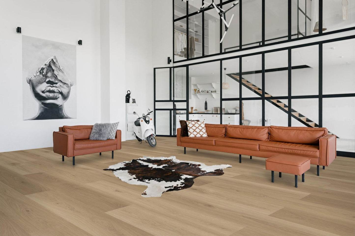 Klick-Vinylboden "2476 Kammerbrühl Oak Breitdiele" integr. Trittschallschalldämmung