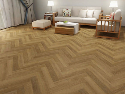 Klick-Vinylboden "2072H Alteno Eiche Herringbone / Fischgrät" integr. Trittschalldämmung
