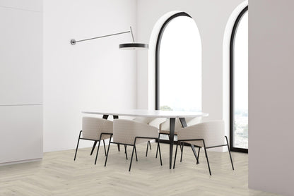 Klick-Vinylboden "2492H Mühlenfeld Eiche Herringbone / Fischgrät" integr. Trittschalldämmung