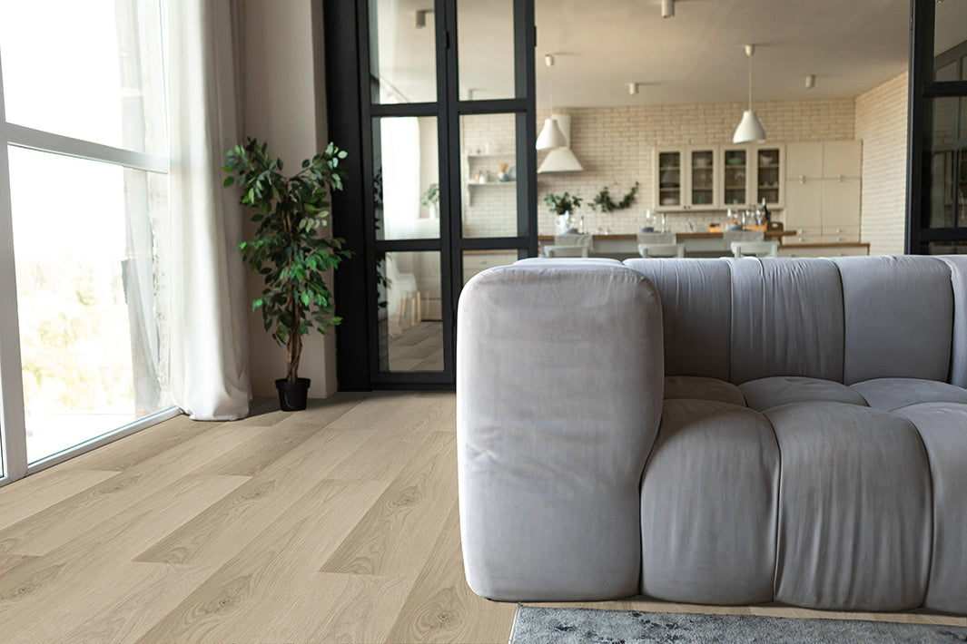 Klick-Vinylboden Eiche – PET 6001 Luma | mit integrierter Trittschalldämmung, wasserfest & robust