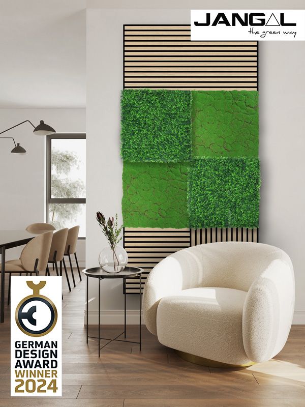 Wandpaneel Modular Wall 11120 Mixed Green Design Grass (520x520mm)